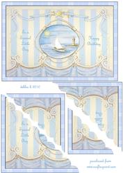For a Special Little Boy Wavy Corner Stacker