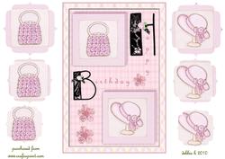Pink Accessories Double Shaped Pyramid