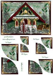 Santas Chalet Rounded Corner Stacker