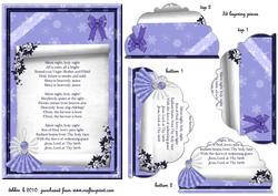 Silent Night Scroll Top and Bottom Pyramid