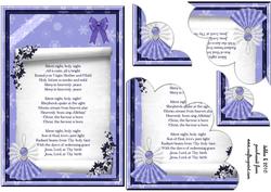 A Christmas Carol Scroll Shell Edge Stacker