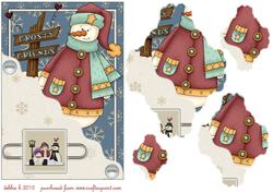 Frosty Friends Diamond Snowflake Pyramid
