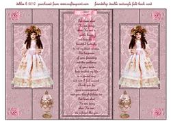 True Friendship Double Fold Back Card