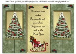 Oh Christmas Tree Double Fold Back Card