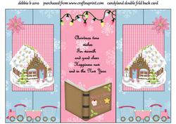 Candyland Double Fold Back Card