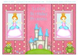 Little Birthday Princess Double Fold Back