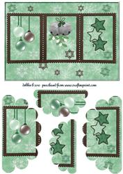 Christmas in Frames Scalloped Petal Side Stacker