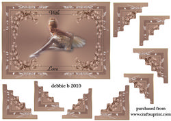 Pretty Ballerina Wavy Quadro Corner Stacker