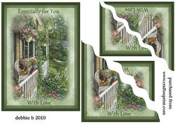 My Peaceful Place Wavy Corner Stacker