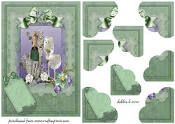 Romance Triple Scallop Quadro Corner Stacker