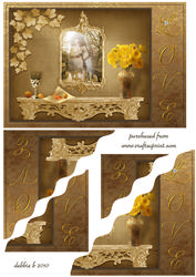 Golden Love Wavy Corner Stacker