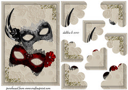Masquerade Quadro Petal Corner Stacker