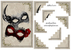 Behind the Mask Quadro Wavy Corner Stacker