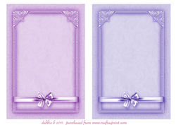 Beautiful Frames Pale and Dark Lilac