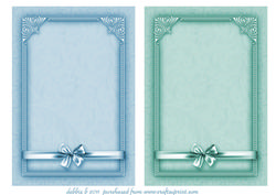 Beautiful Frames Teal and Mint