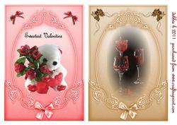 Sweetest Valentine Card Fronts