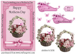 Mothers Basket of Roses