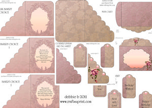 A Rose in Bloom Scalloped Pocket and Tags Card Kit