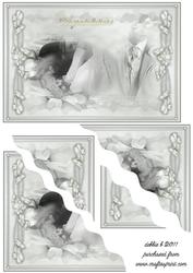 White Wedding Wavy Side Stacker