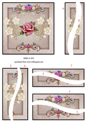 The Beauty of the Rose Wavy Edged Spiral Side Stacker