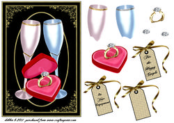 Engagement Ring and Glasses