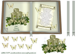 The Lords Prayer Sympathy Book Sheet