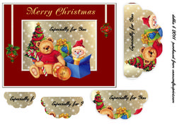 Christmas Toys Top Petal Stacker