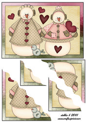 Love on the Holidays Bottom Wavy Stacker