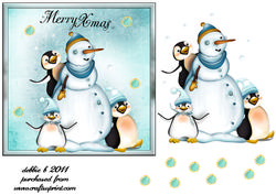 Happy Feet and Mr Snowman