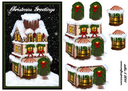 Country House at Christmas