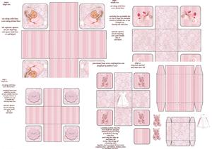 Beautiful New Baby Girl Exploding Box
