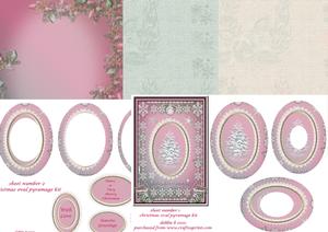 Berry Pink Christmas Cameo Inverted Pyramage Kit
