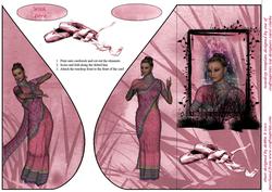 Rainia Teardrop Card
