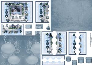 My Blue Christmas Side Stacker Kit