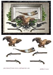 The Beauty of the Eagle Male Card