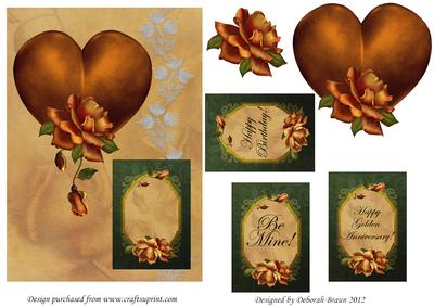 Golden Love with Tags