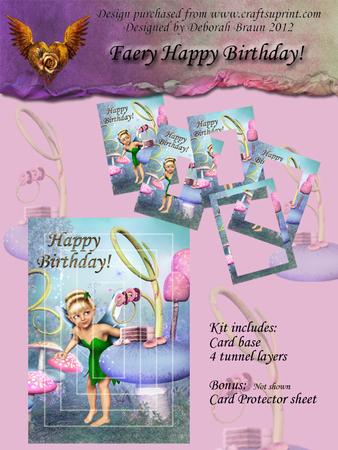 Faery Happy Birthday Tunnel