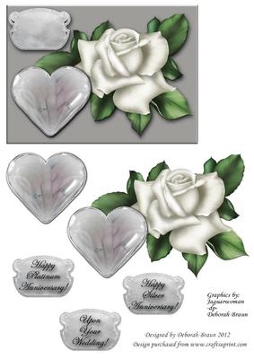 Platinum Silver Wedding Anniversary