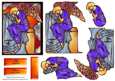 Angel of Sorrow - Stained Glass