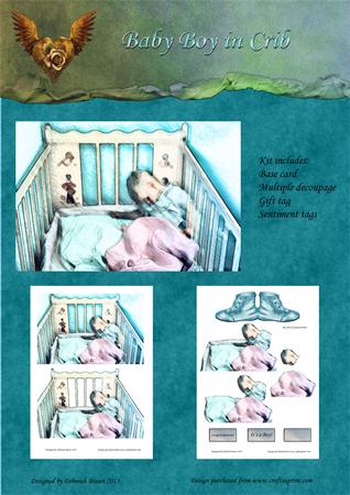Baby Boy in Crib