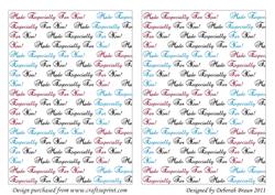 Card Front Protectors 5x7 Portrait