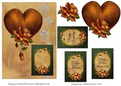 Golden Love with Tags