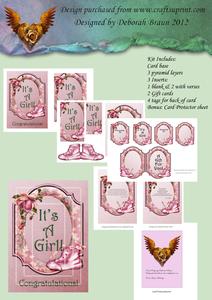 Its a Girl Blush Rose Pyramid