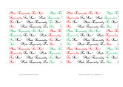 Card Protectors Red & Green 5x5