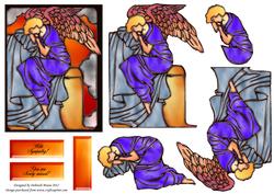 Angel of Sorrow - Stained Glass