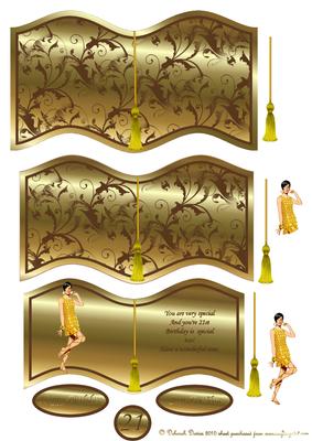 Elegant 21st Birthday Booksheet