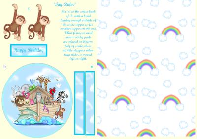 Noahs Ark Tag Slider Card