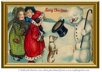 Vintage Christmas A4