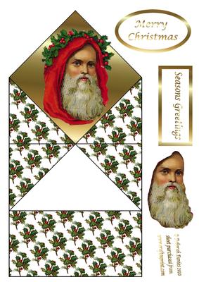 Vintage Santa Diamond Top
