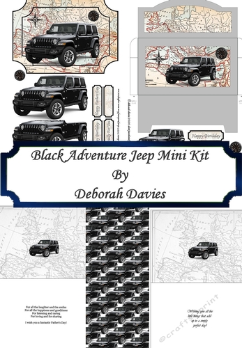 Black Adventure Jeep Mini Kit